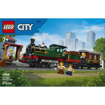 LEGO City 60511 Historiallinen höyryjuna (575 osaa)