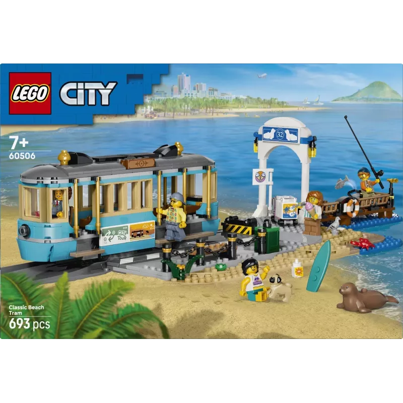 LEGO City 60506 Klassinen rantarakennusraitiovaunu (693 osaa)