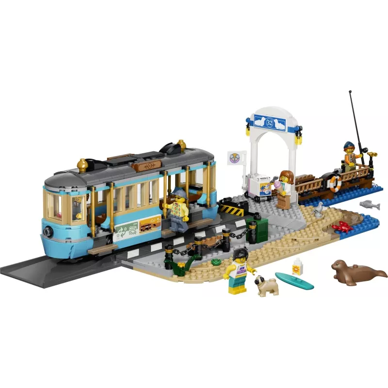 LEGO City 60506 Klassinen rantarakennusraitiovaunu (693 osaa)