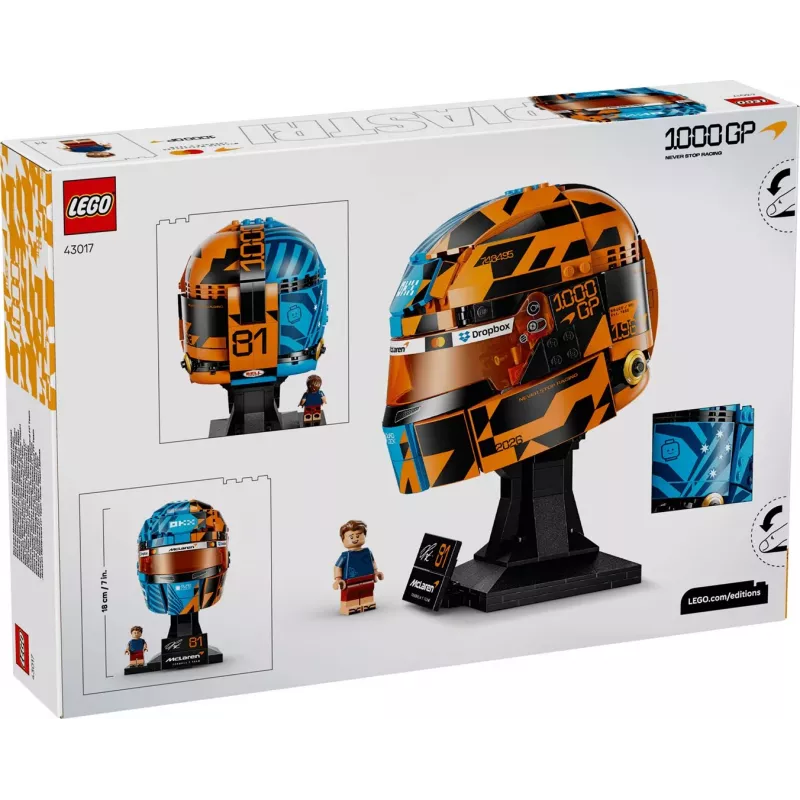 LEGO Editions 43017 McLaren F1 Oscar Piastri kypärä (793 osaa)