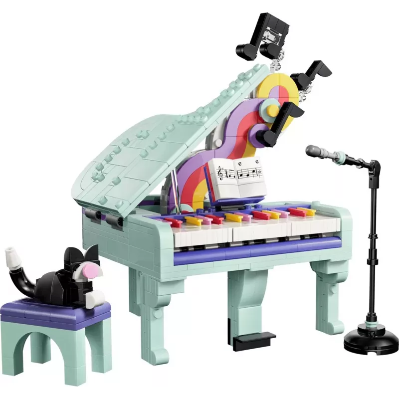 LEGO Creator 3-in-1 31392 Koristepiano kissalla (485 osaa)