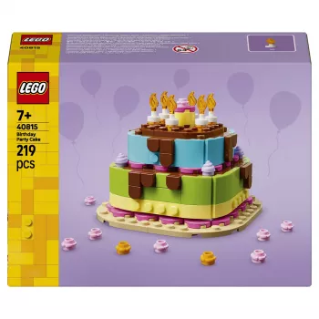 LEGO 40815 Syntymäpäiväkakku - rakennettava kakku kynttilöillä (219 osaa)