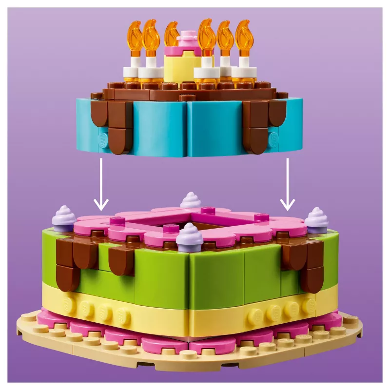 LEGO 40815 Syntymäpäiväkakku - rakennettava kakku kynttilöillä (219 osaa)