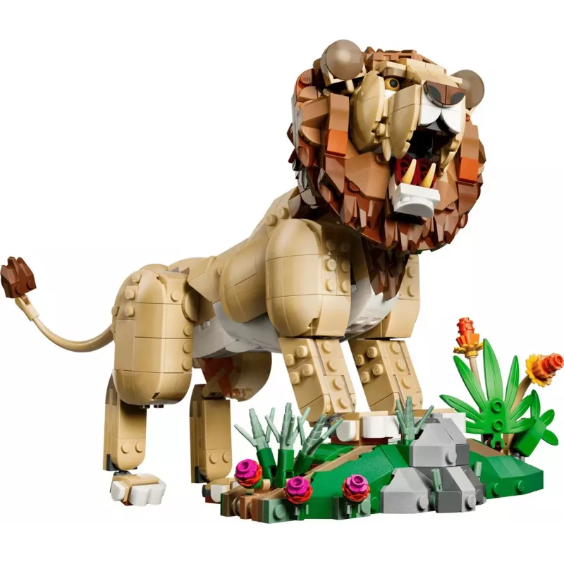 LEGO Creator 3-in-1 31386 Villieläimet: Majesteettinen leijona (839 osaa)