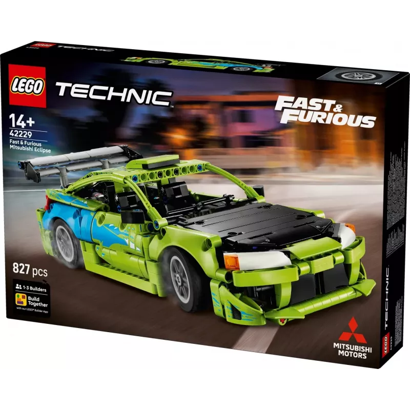 LEGO Technic 42229 Fast & Furious Mitsubishi Eclipse (827 osaa)