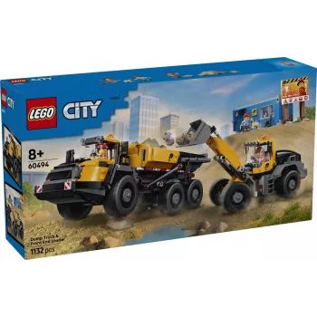 LEGO City 60494 Kippiauto & pyöräkuormaaja (1132 osaa)