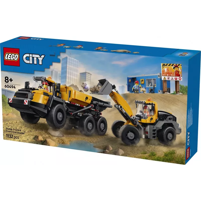 LEGO City 60494 Kippiauto & pyöräkuormaaja (1132 osaa)