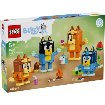 LEGO Bluey 11217 Bluey-perhe palikoista (466 osaa)
