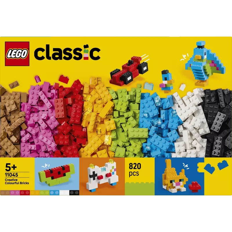 LEGO Classic 11045 Luovat värikkäät palikat (820 osaa)
