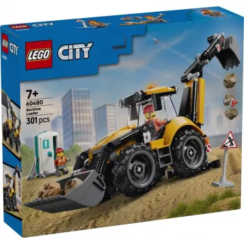 LEGO City 60480 Keltainen kaivinkonekuormaaja (301 osaa)