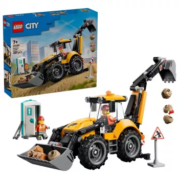LEGO City 60480 Keltainen kaivinkonekuormaaja (301 osaa)