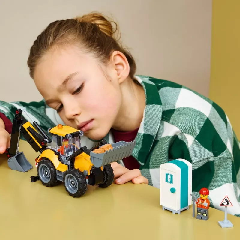 LEGO City 60480 Keltainen kaivinkonekuormaaja (301 osaa)