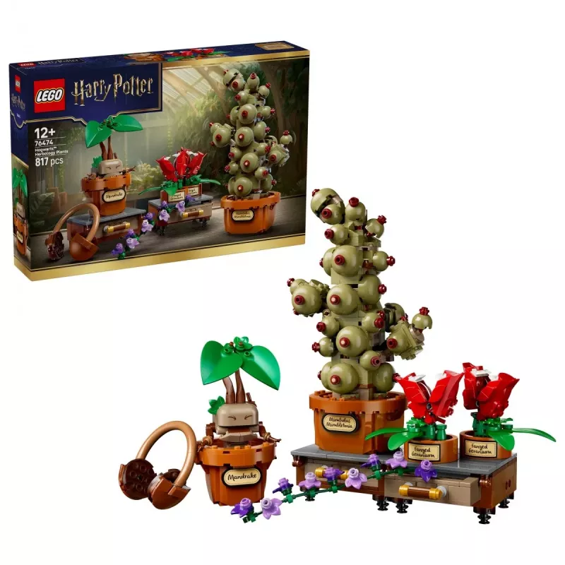 LEGO Harry Potter 76474 Tylypahkan yrttitieto kasvit (817 osaa)