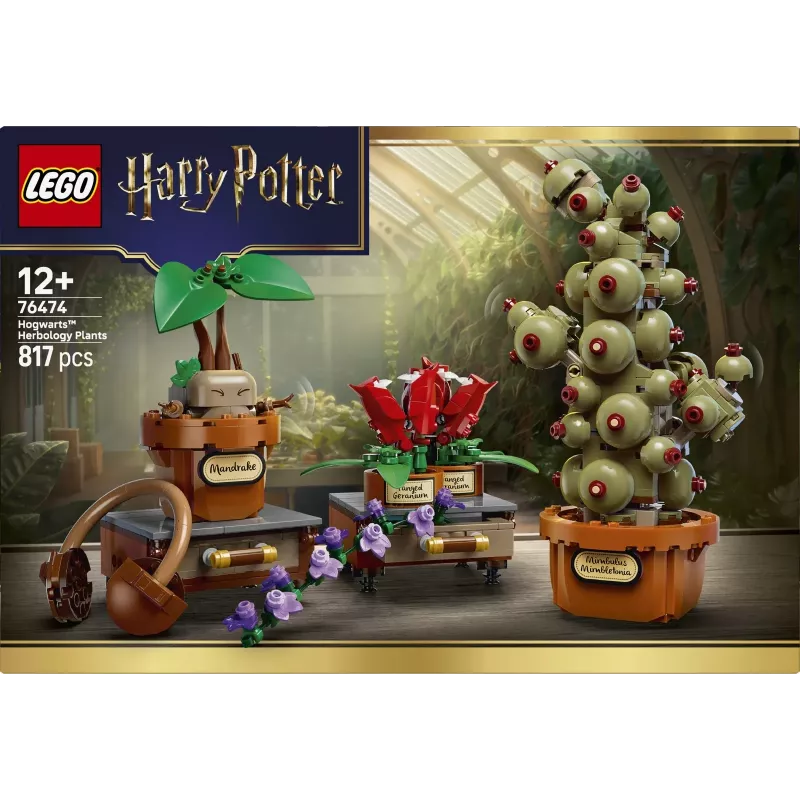 LEGO Harry Potter 76474 Tylypahkan yrttitieto kasvit (817 osaa)