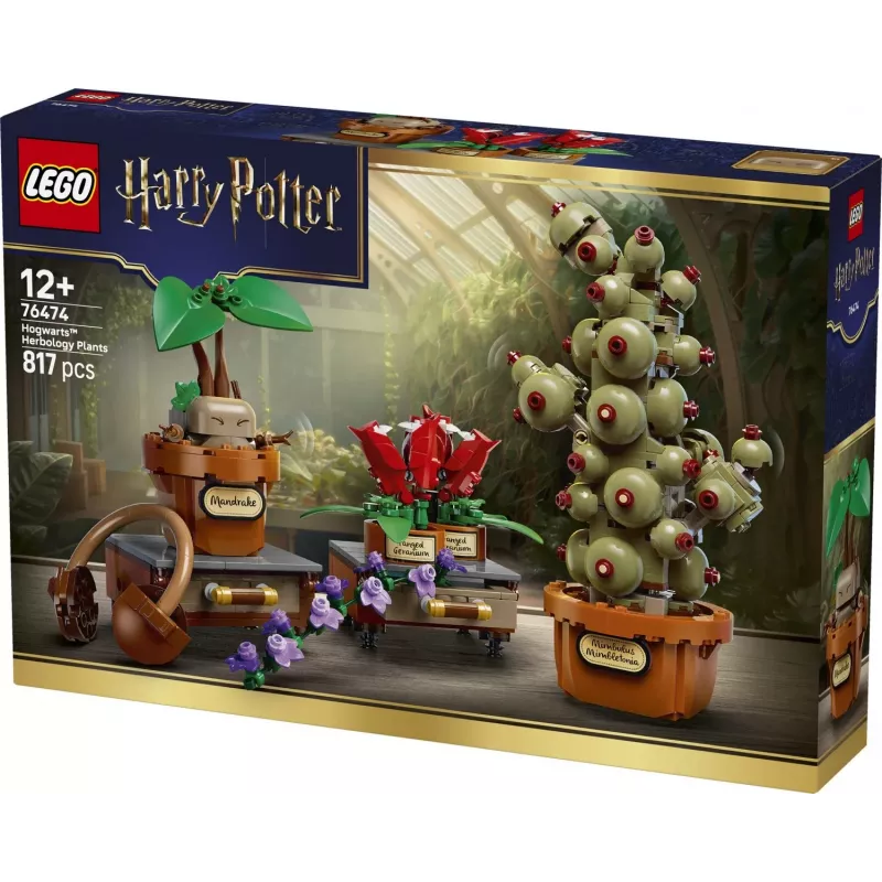LEGO Harry Potter 76474 Tylypahkan yrttitieto kasvit (817 osaa)