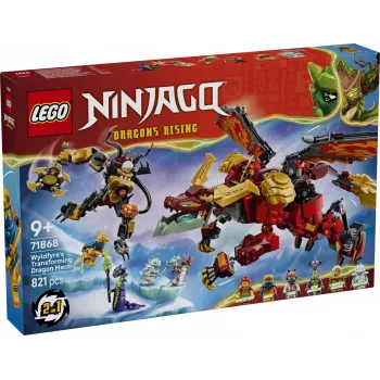 LEGO NINJAGO 71868 Wyldfyren muuntautuva lohikäärmemech (821 osaa)