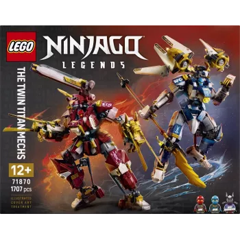 LEGO NINJAGO 71870 Kaksoset titaanimechit (1707 osaa)