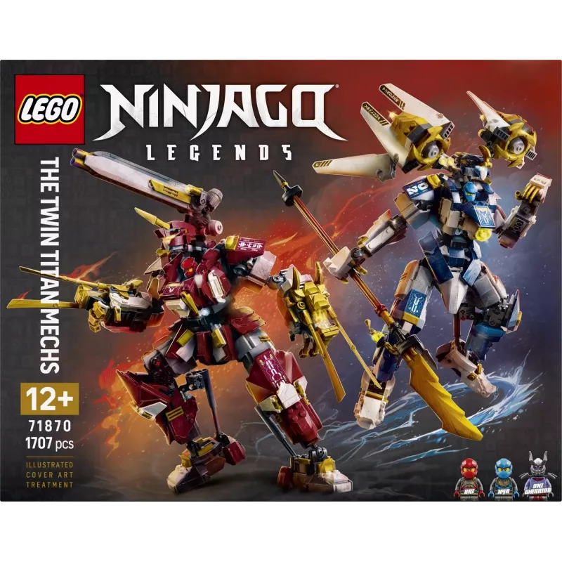 LEGO NINJAGO 71870 Kaksoset titaanimechit (1707 osaa)