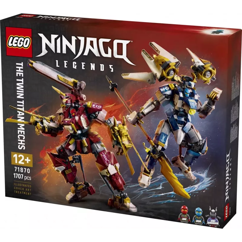 LEGO NINJAGO 71870 Kaksoset titaanimechit (1707 osaa)