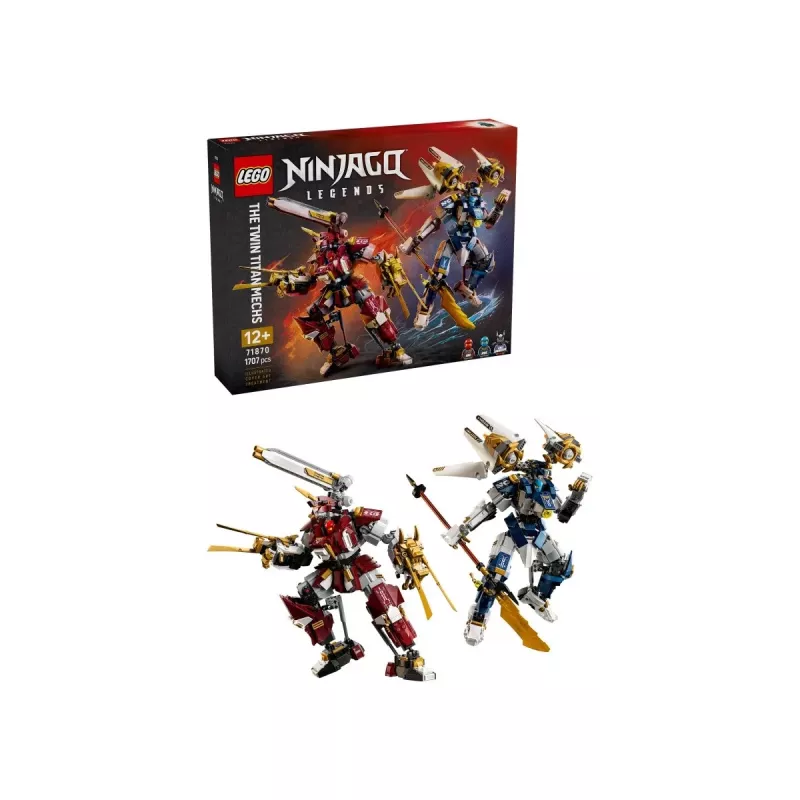 LEGO NINJAGO 71870 Kaksoset titaanimechit (1707 osaa)
