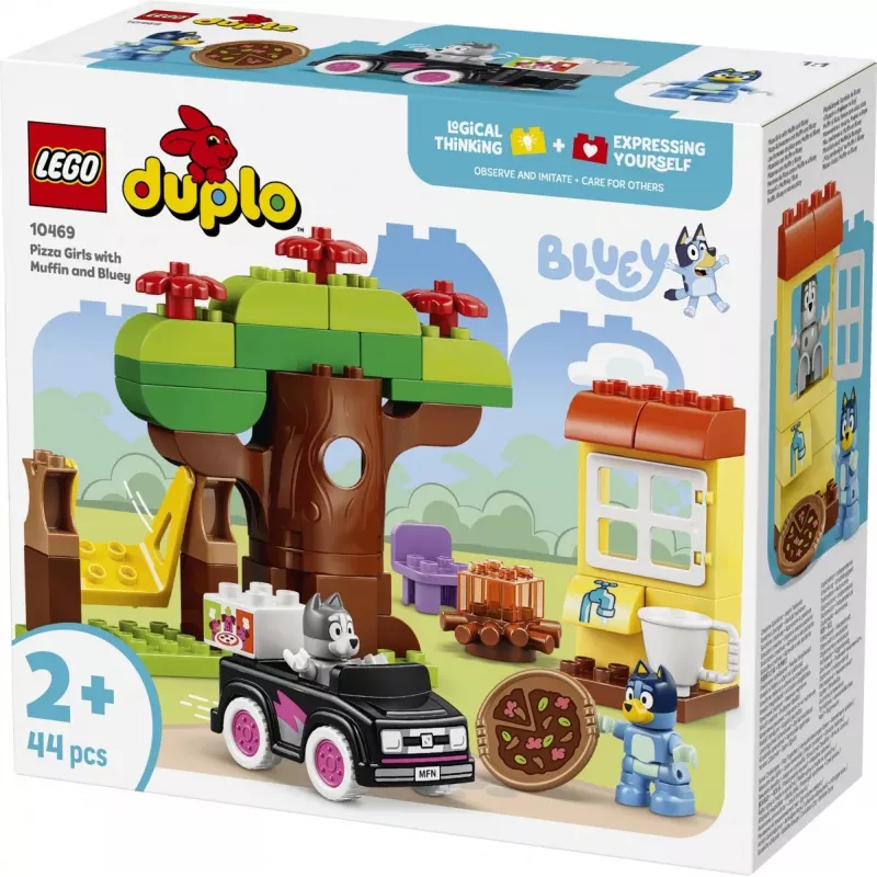 LEGO DUPLO Bluey 10469 Muffinit ja Blueyn pizzeria (44 osaa)