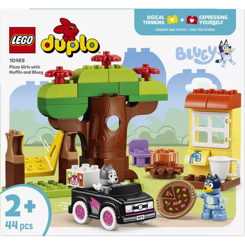 LEGO DUPLO Bluey 10469 Muffinit ja Blueyn pizzeria (44 osaa)