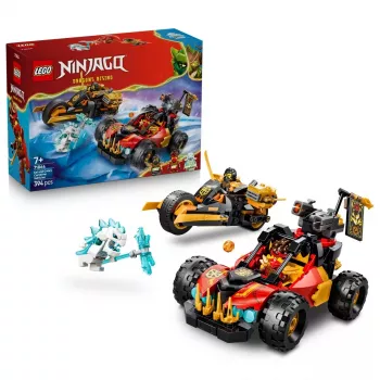 LEGO NINJAGO 71864 Kain ja Colen yhdistelmäajoneuvot (394 osaa)