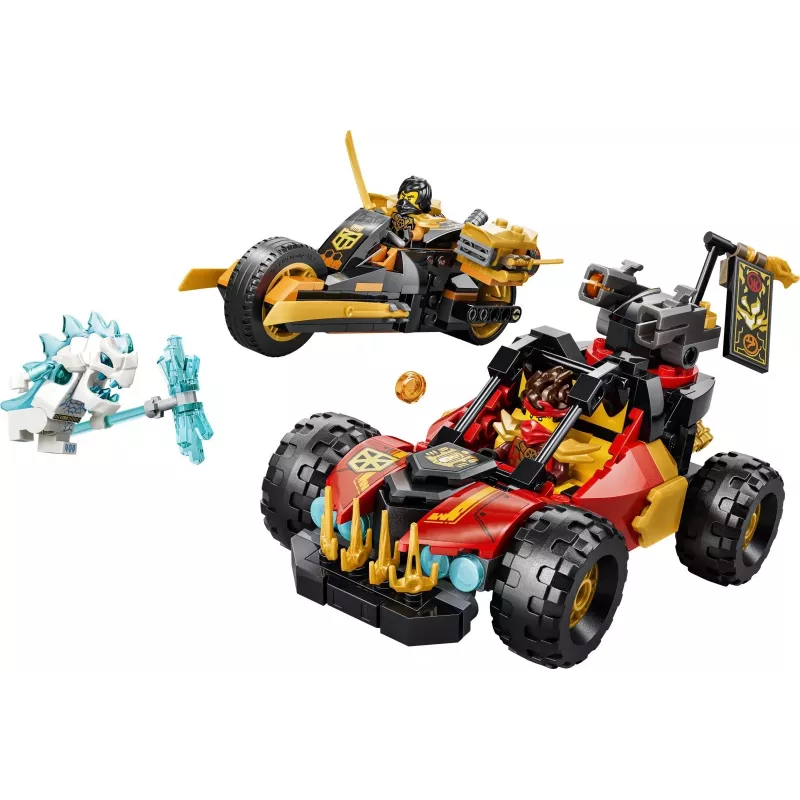 LEGO NINJAGO 71864 Kain ja Colen yhdistelmäajoneuvot (394 osaa)
