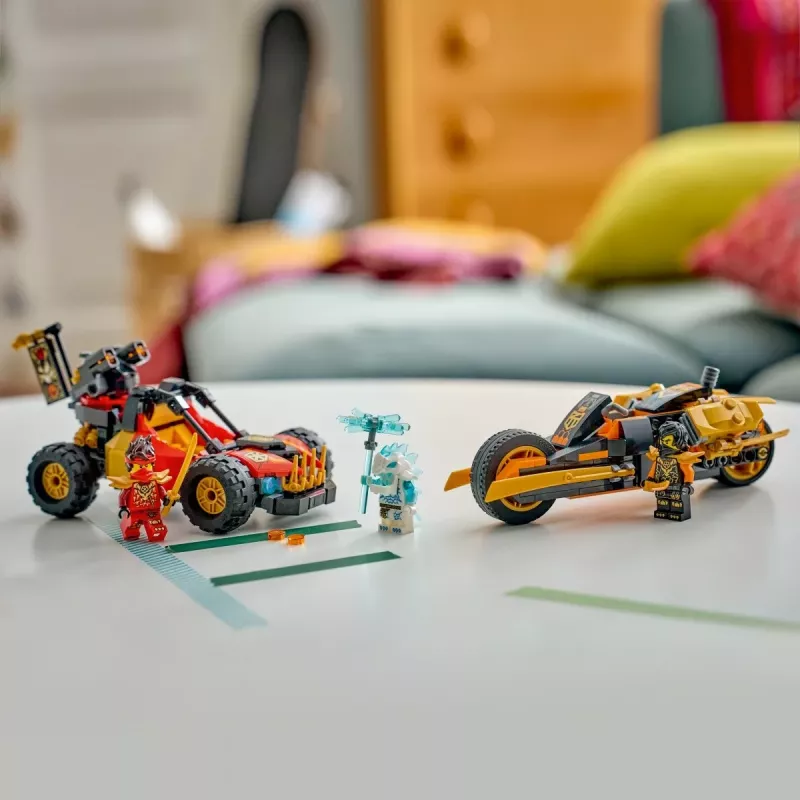 LEGO NINJAGO 71864 Kain ja Colen yhdistelmäajoneuvot (394 osaa)
