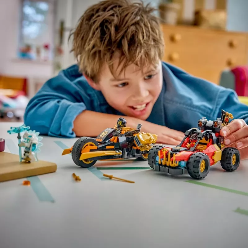 LEGO NINJAGO 71864 Kain ja Colen yhdistelmäajoneuvot (394 osaa)