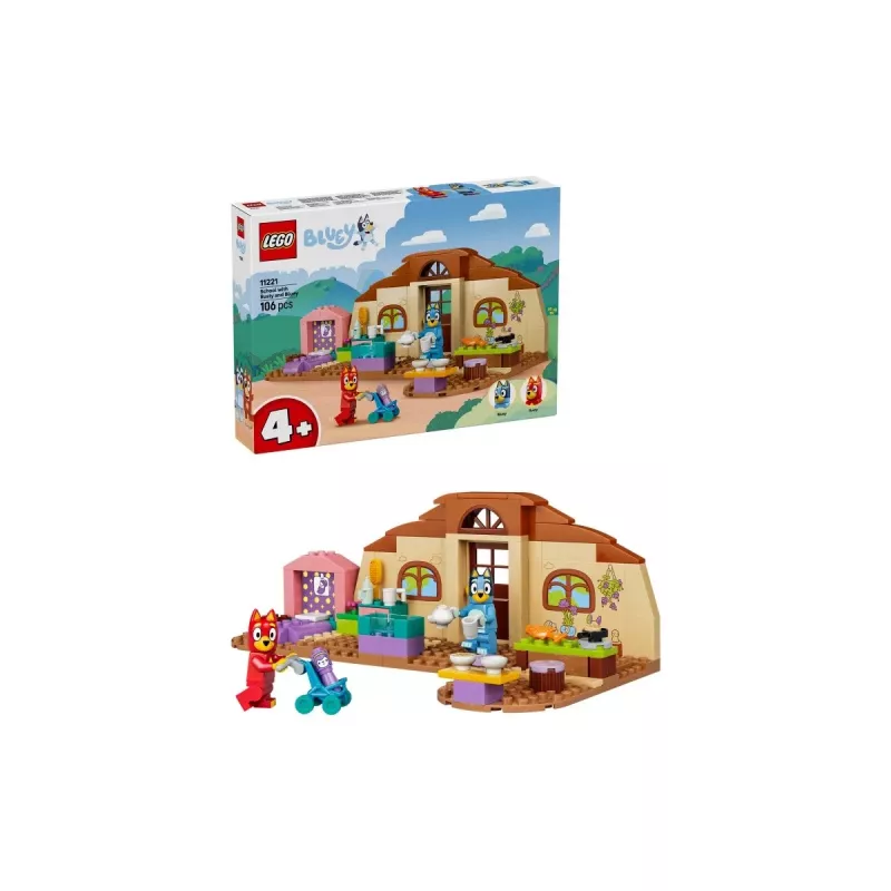 LEGO Bluey 11221 Koulu Rustyn ja Blueyn kanssa (106 osaa)