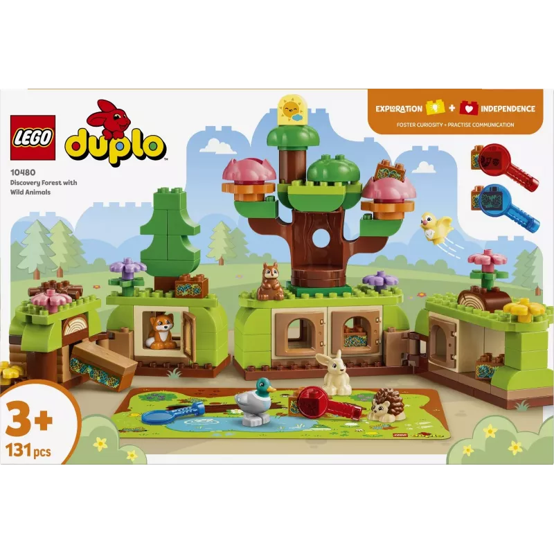 LEGO DUPLO 10480 Tutkimusmetsä villieläimineen (131 osaa)
