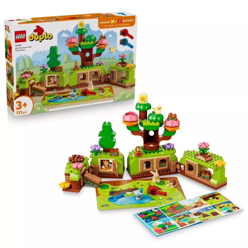 LEGO DUPLO 10480 Tutkimusmetsä villieläimineen (131 osaa)