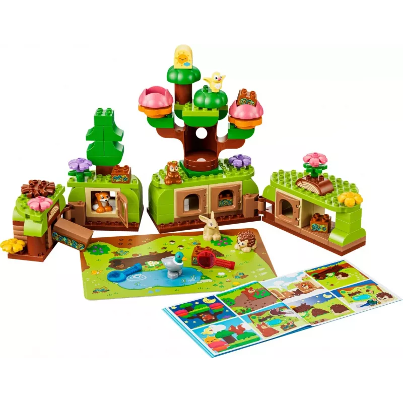 LEGO DUPLO 10480 Tutkimusmetsä villieläimineen (131 osaa)