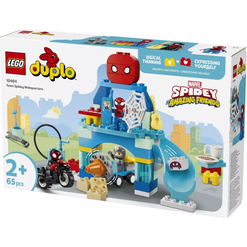 LEGO DUPLO Marvel 10464 Team Spidey piilopaikka (65 osaa)