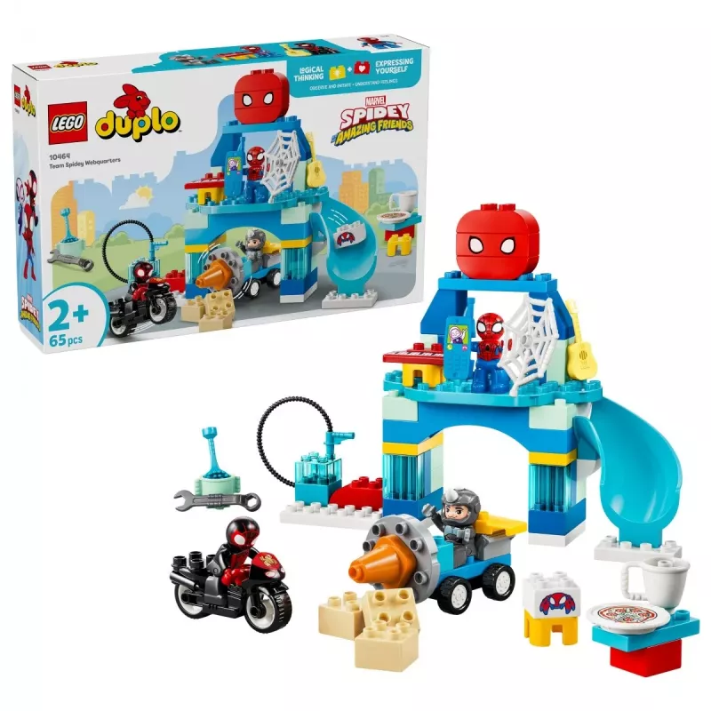 LEGO DUPLO Marvel 10464 Team Spidey piilopaikka (65 osaa)