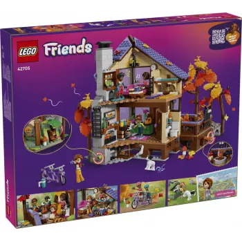 LEGO Friends 42705 Viihtyisä syksyinen metsämökki (1229 osaa)