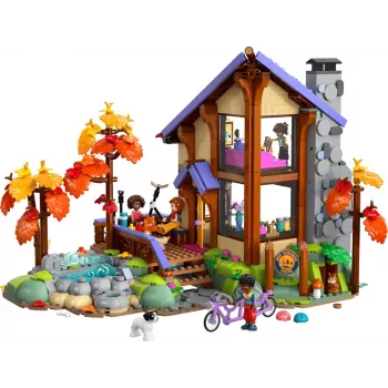 LEGO Friends 42705 Viihtyisä syksyinen metsämökki (1229 osaa)