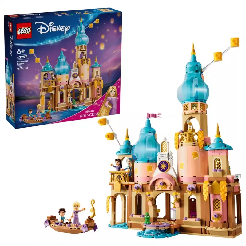 LEGO Disney 43297 Rapunzelin linna (676 osaa)