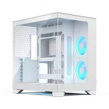 Fractal Design Pop 2 Vision White RGB ATX Mid-Tower -kotelo (Tempered Glass)