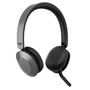 Lenovo ThinkPad Dual-Mode Wireless ANC Foldable Headset 8550 (Aura Edition) - USB-A, Microsoft Teams, Sound by Bose, Bluetooth 5.3, musta & hopea