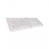 CHERRY KC 1000 langallinen USB-näppäimistö - espanjalainen QWERTY-asettelu, vaaleanharmaa
