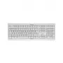 CHERRY KC 1000 langallinen USB-näppäimistö - espanjalainen QWERTY-asettelu, vaaleanharmaa