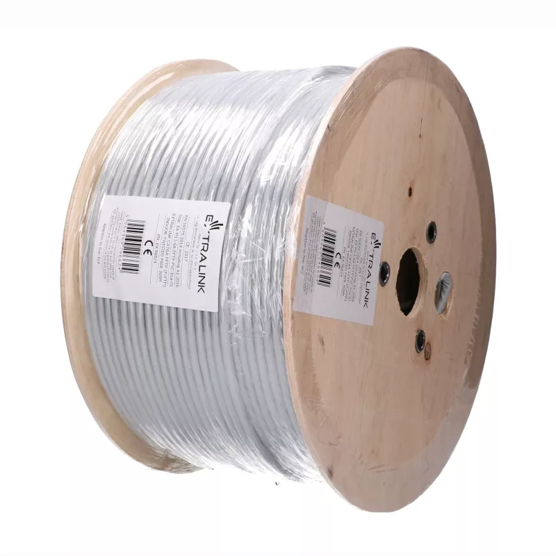 Extralink CAT6A F/FTP -parikaapeli sisäasennuksiin 305 m EX.96624