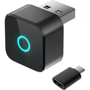 4smarts Wireless CarPlay / Android Auto -adapteri musta, USB-A / USB-C, Bluetooth 4.2, Wi-Fi 5 GHz (541818)