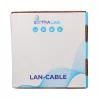 Extralink CAT6A U/UTP -parikaapeli sisäasennuksiin 100 m EX.96655