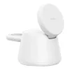 Belkin UltraCharge Modular 3-in-1 -lataustelakka Qi2 25W, valkoinen (WIZ052)