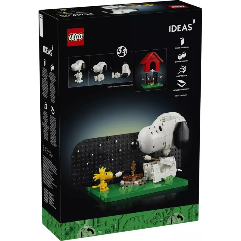 LEGO Ideas 21368 Peanuts Jaska Jokusen koirankoppi 1327-osainen rakennussarja