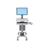 Ergotron WorkFit C-Mod Single LD seisoma- ja istumatyöasema -kärry 24-198-055 27 tuumaan asti