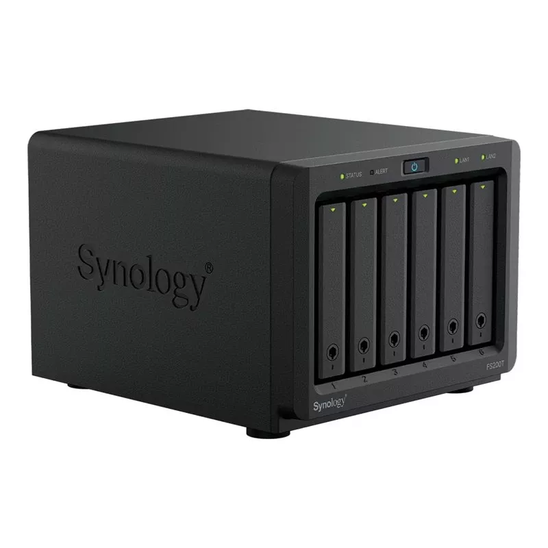 Synology FlashStation FS200T 6-paikkainen All-Flash NAS-palvelin Intel Celeron J4125 4GB DDR4